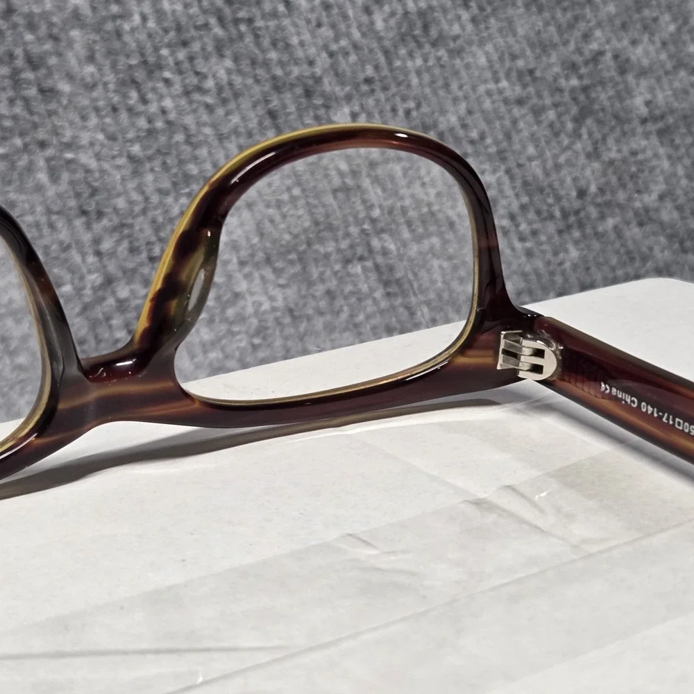 Warby Parker Sloan 230 Eyeglasses Tortoise Shell Frames 50-17-140 Brown Amber